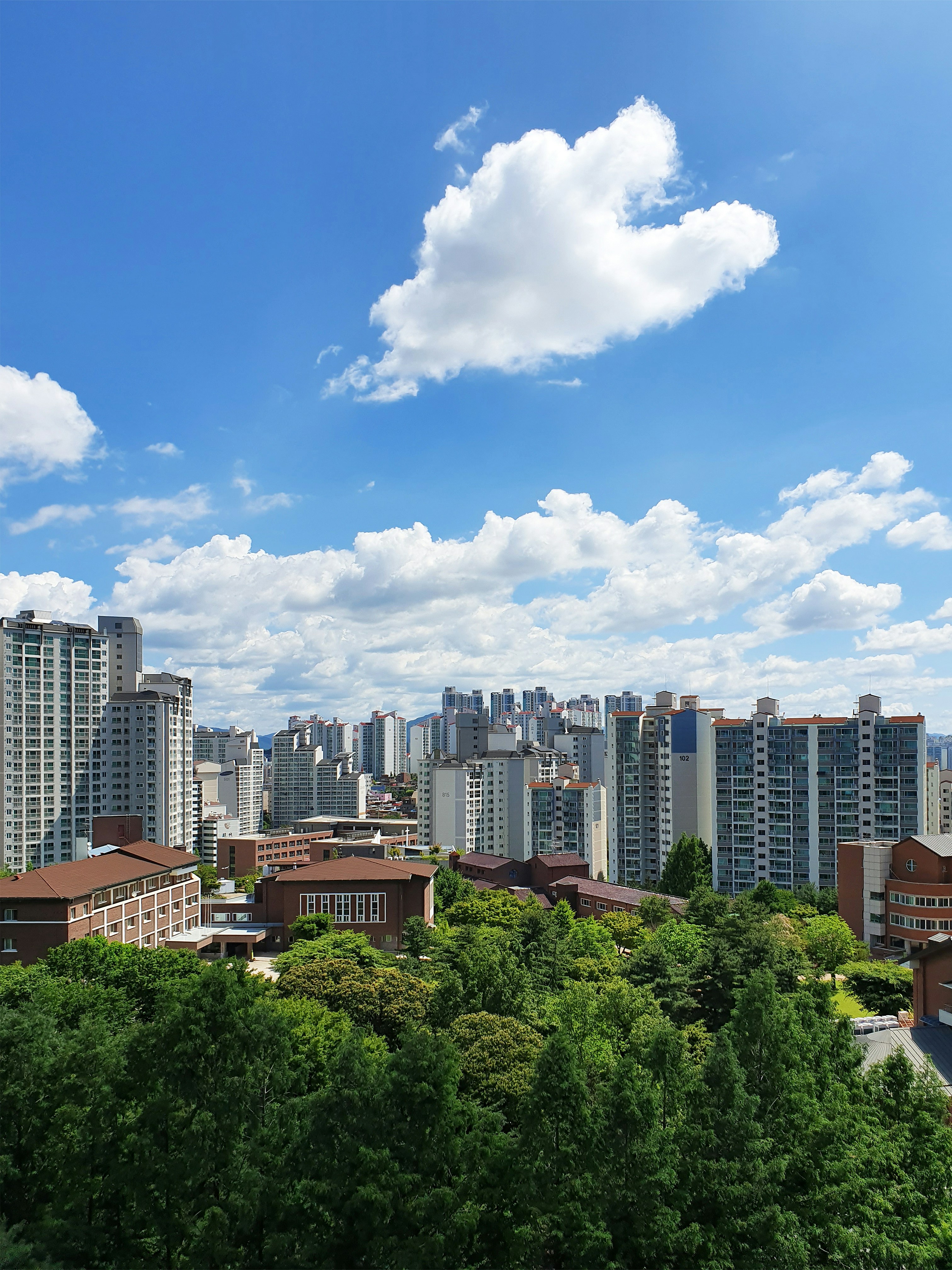 서울 성북구 주거단지 전경